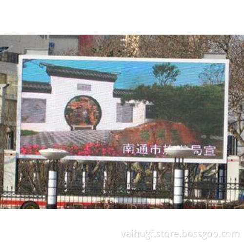 Commercial Led Advertising Board Displays P10 10mm DIP346 W